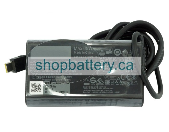 Thinkpad p43s 20rh004hat laptop ac adapter store, lenovo 65W adapters for canada - Click Image to Close