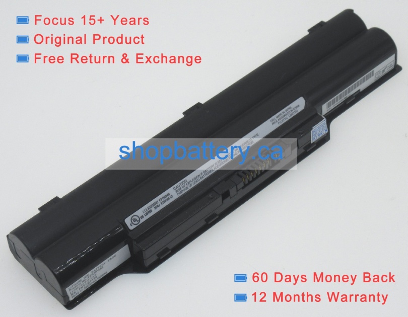 Fmvs76gtk laptop battery store, fujitsu 10.8V 63Wh batteries for canada - Click Image to Close