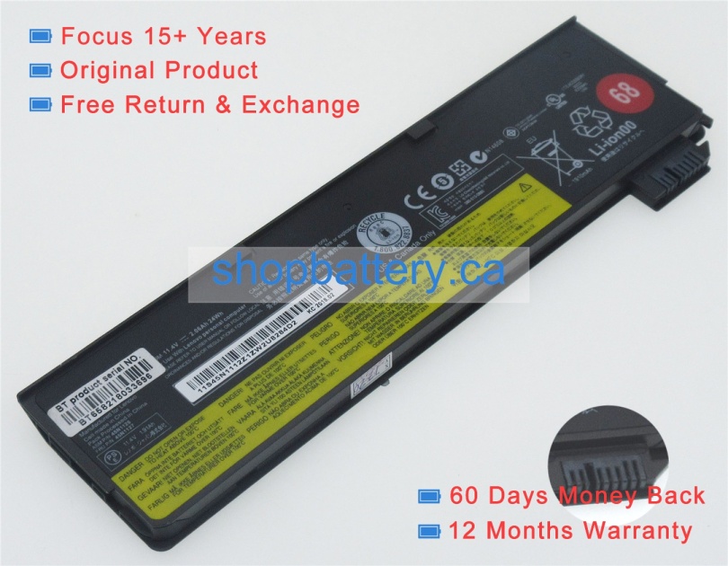 Thinkpad t550 20ckcto1ww laptop battery store, lenovo 24Wh batteries for canada - Click Image to Close