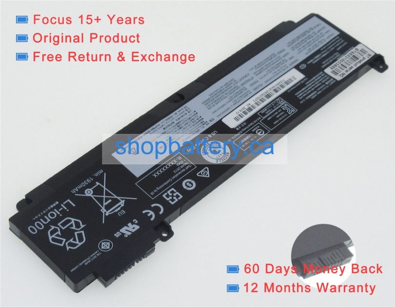 Thinkpad t460s 20f9006s laptop battery store, lenovo 24Wh batteries for canada - Click Image to Close