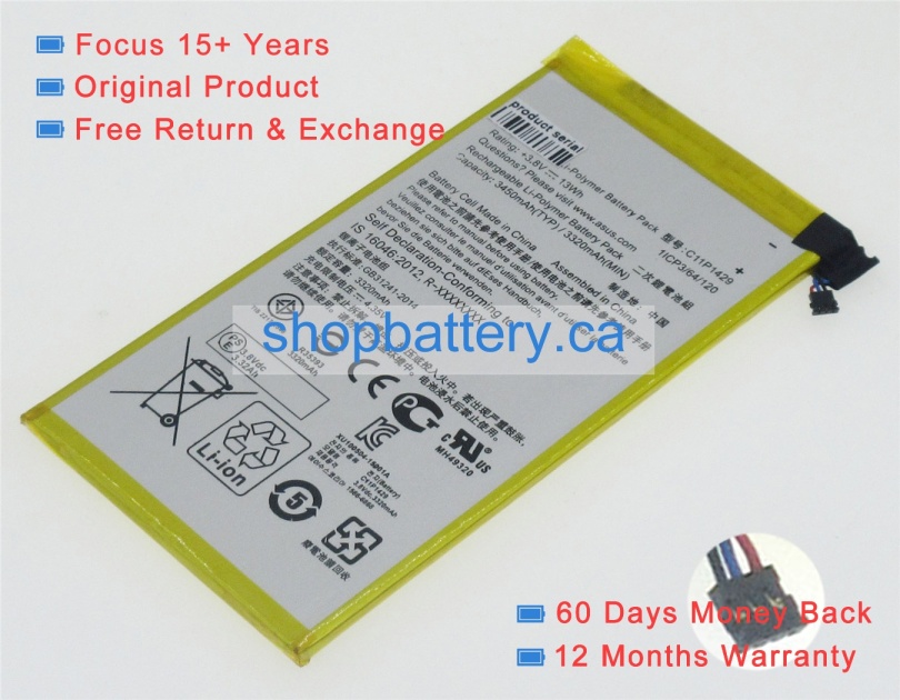 0b200-01490200 laptop battery store, asus 3.8V 13Wh batteries for canada - Click Image to Close