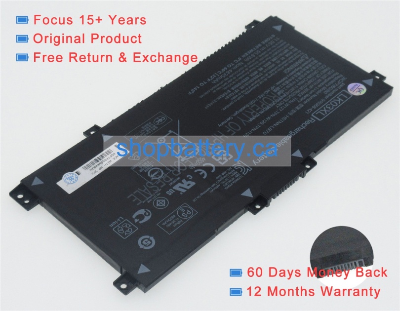 L09049-1b2 laptop battery store, hp 11.55V 52.5Wh batteries for canada - Click Image to Close