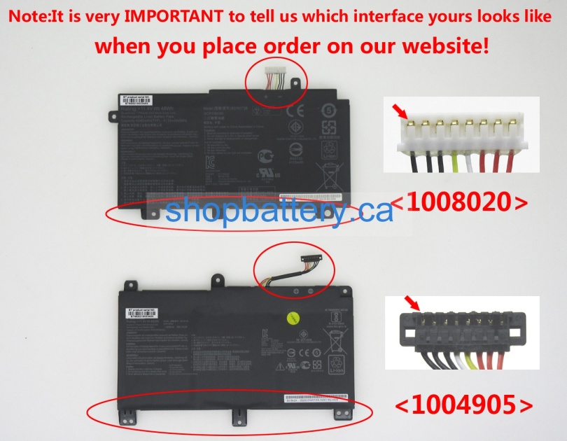 0b200-03400000 laptop battery store, asus 11.4V 48Wh batteries for canada - Click Image to Close