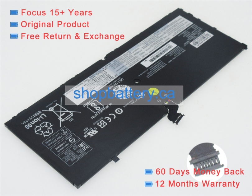 Thinkpad x1 tablet 20kj001jxs laptop battery store, lenovo 42Wh batteries for canada - Click Image to Close