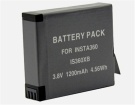 Is360xb batterie store, insta360 3.8V 4.56Wh appareil photo batteries