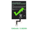 26s1017 batterie store, amazon 3.8V 3.952Wh batteries